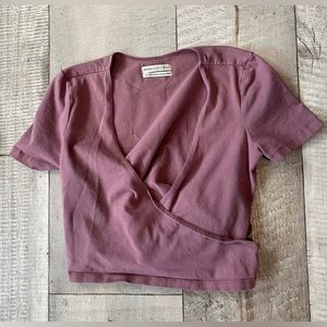 ⚡️(3/$15) Urban Outfitters Purple Wrap Shirt